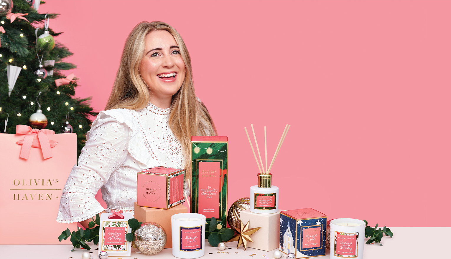 Christmas Shop | Luxury Fragrance Olivia's Haven | Hand Poured In Northern Ireland