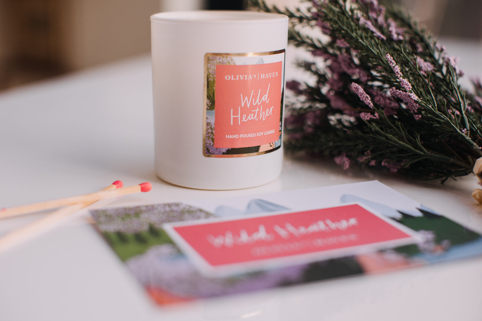 New LIMITED EDITION Candle - Wild Heather