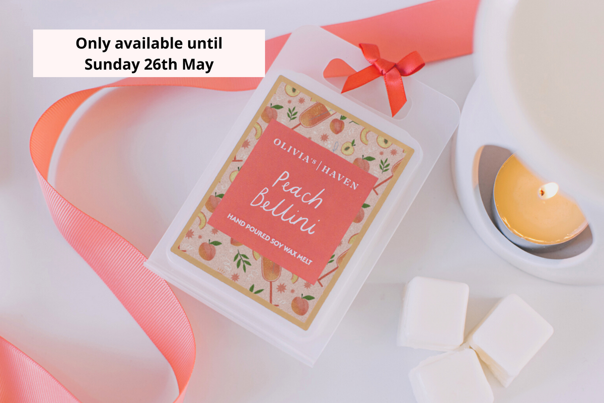 Peach Bellini Wax Melt Olivia's Haven