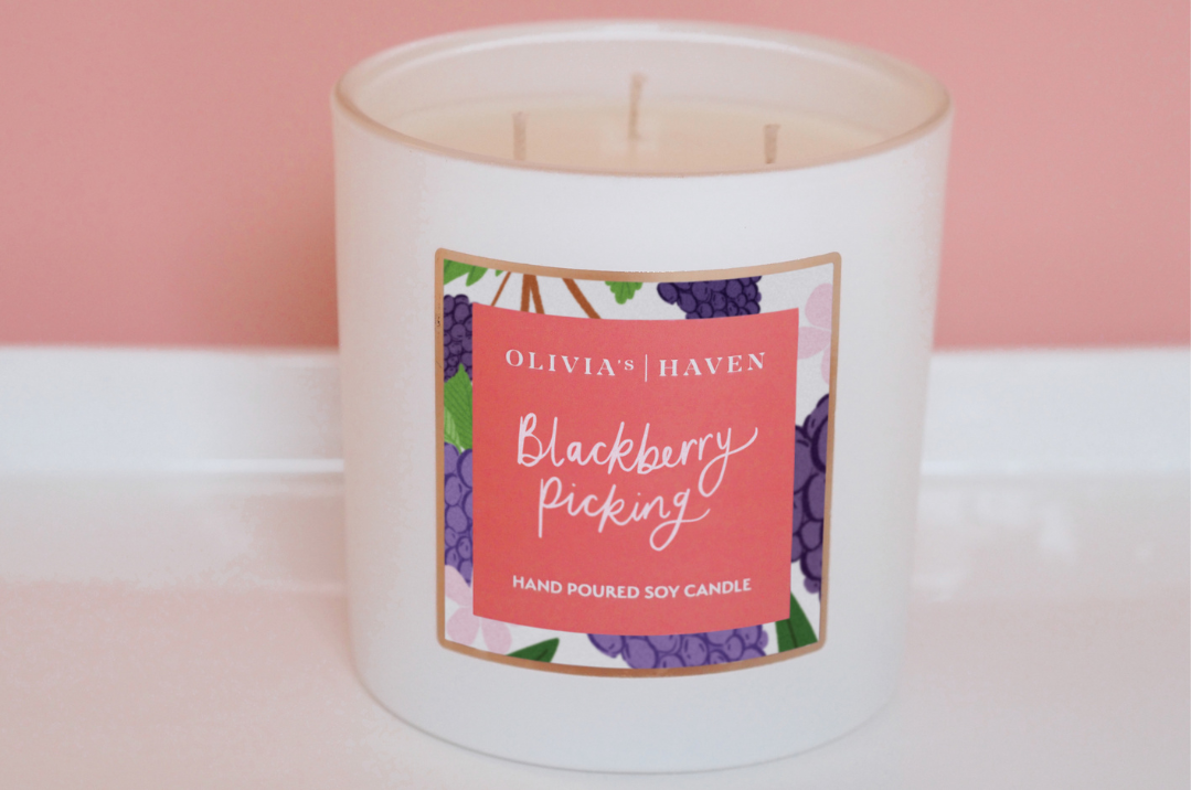 Blackberry Picking - 3 Wick - Soy Candle