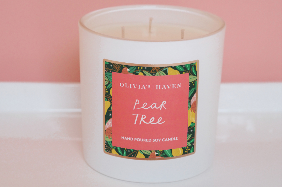 Pear Tree- 3 Wick - Soy Candle