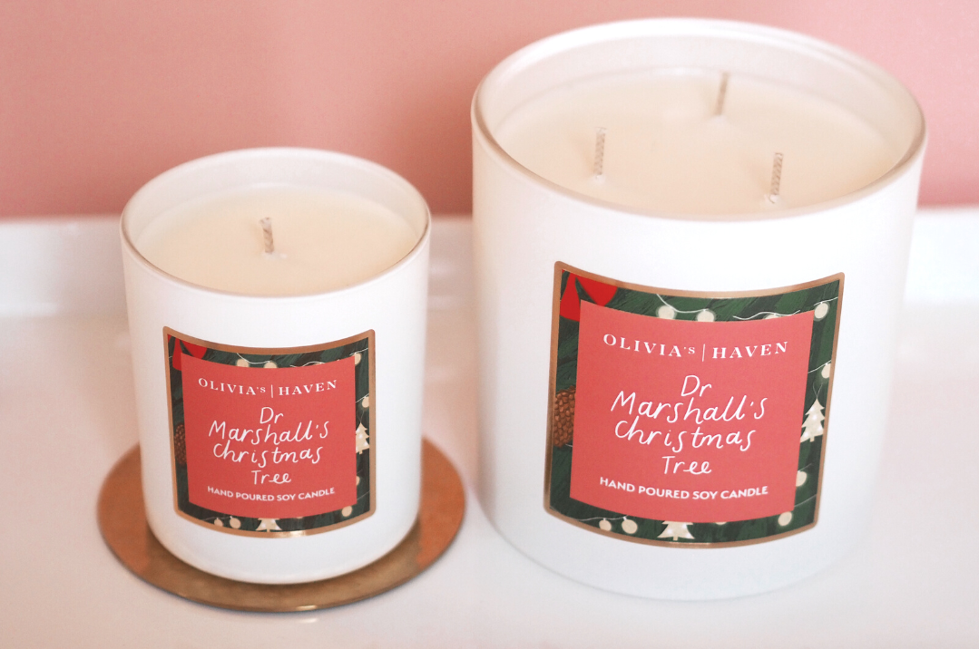 Dr Marshall's Christmas Tree - 3 Wick - Soy Candle