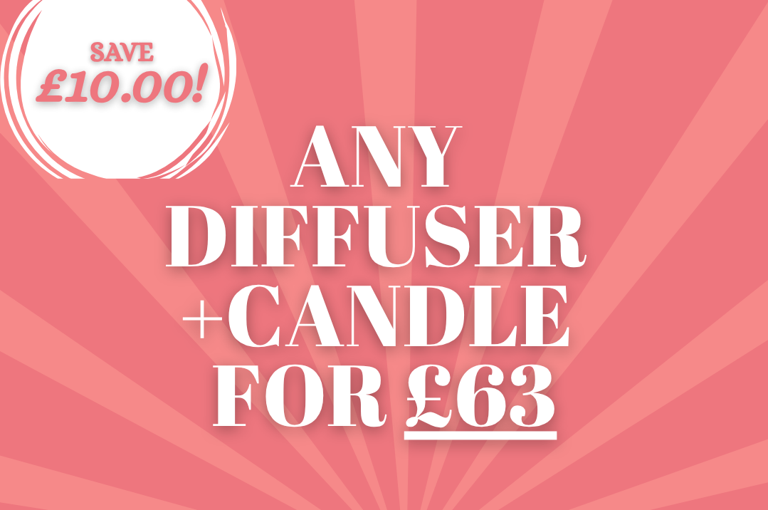 Any Reed Diffuser + Any Candle for £63 (Save £10)