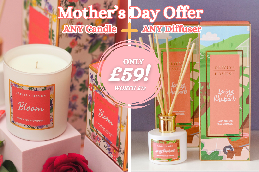Mother's Day Offer - (SAVE £14) Any Candle + Any Diffuser