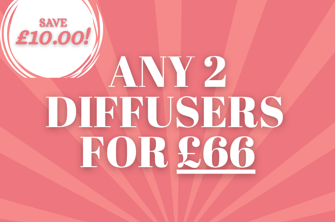 Any 2 Reed Diffusers for £66 (Save £10)