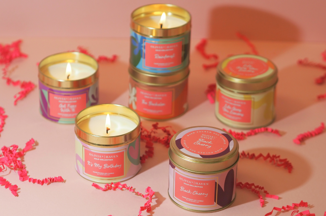 Black Cherry - Tin Candle