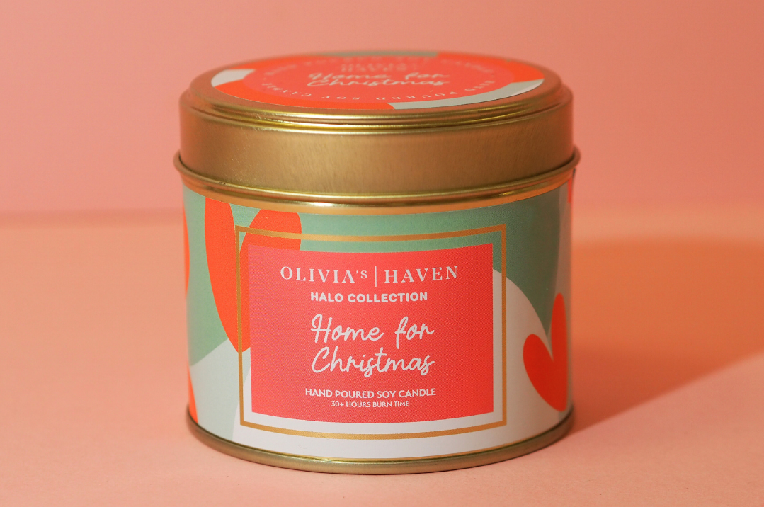 Home For Christmas - Tin Candle