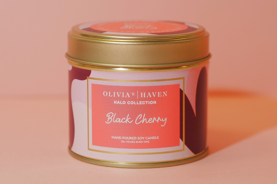 Black Cherry - Tin Candle