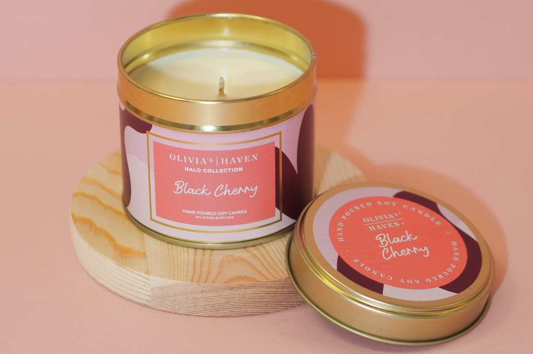 Black Cherry - Tin Candle