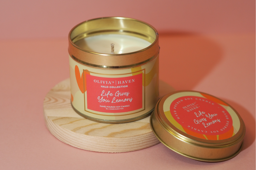 Life Gives You Lemons - Tin Candle