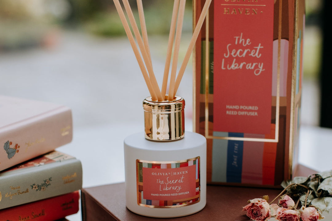 The Secret Library - Reed Diffuser - Olivia's Haven  - Reed Diffuser