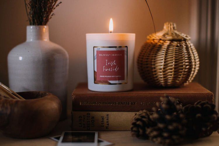 Irish Fireside - Soy Candle - Olivia's Haven  - Candle