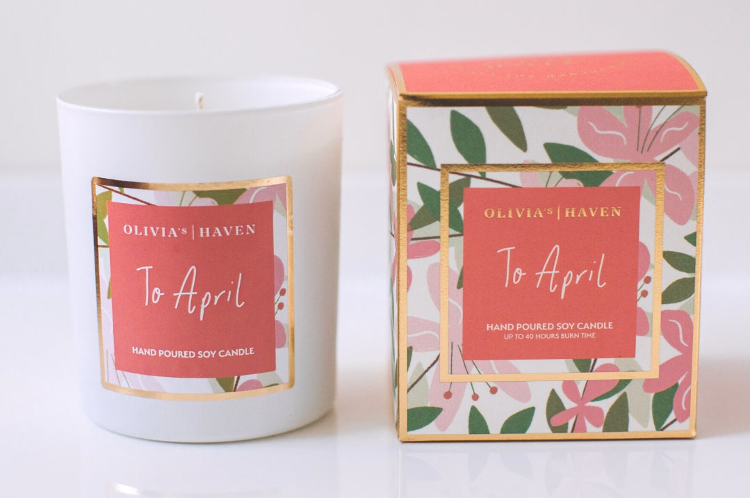 To April - Soy Candle