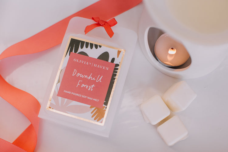 Downhill Forest Soy Wax Melt | Olivia's Haven Luxury Home Fragrance