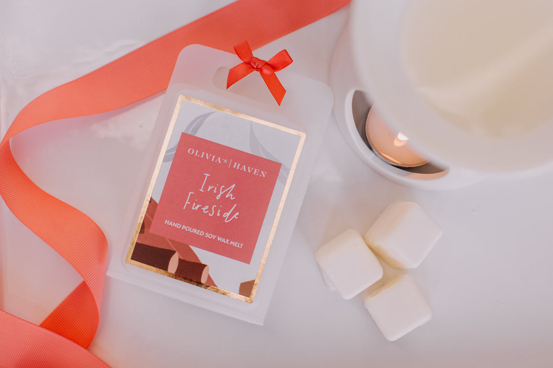Irish Fireside Wax Melts | Olivia's Haven Luxury Home Fragrance