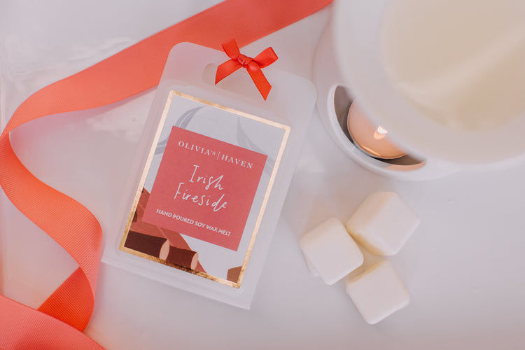 Irish Fireside Wax Melts | Olivia's Haven Luxury Home Fragrance