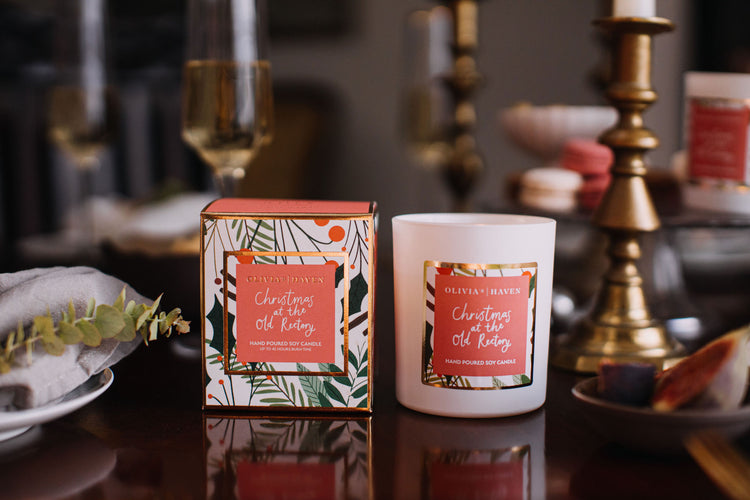 Christmas At The Old Rectory  Soy Candle | Olivia's Haven Luxury Home Fragrance