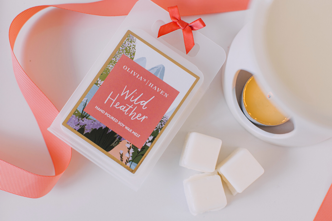 Wild Heather | Soy Wax Melts | Hand Poured in Northern Ireland | Olivia's Haven Luxury Fragrance